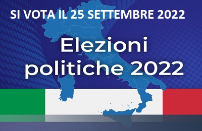 Elezioni del 25 settembre 2022 - Informazioni per l'esercizio del voto