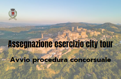 Autorizzazione servizio city tour - Avvio procedura concorsuale