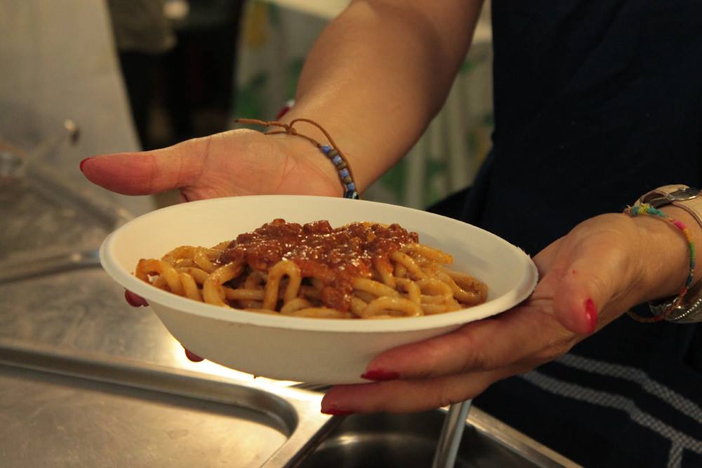 Pici al ragù Madonna del Cerro