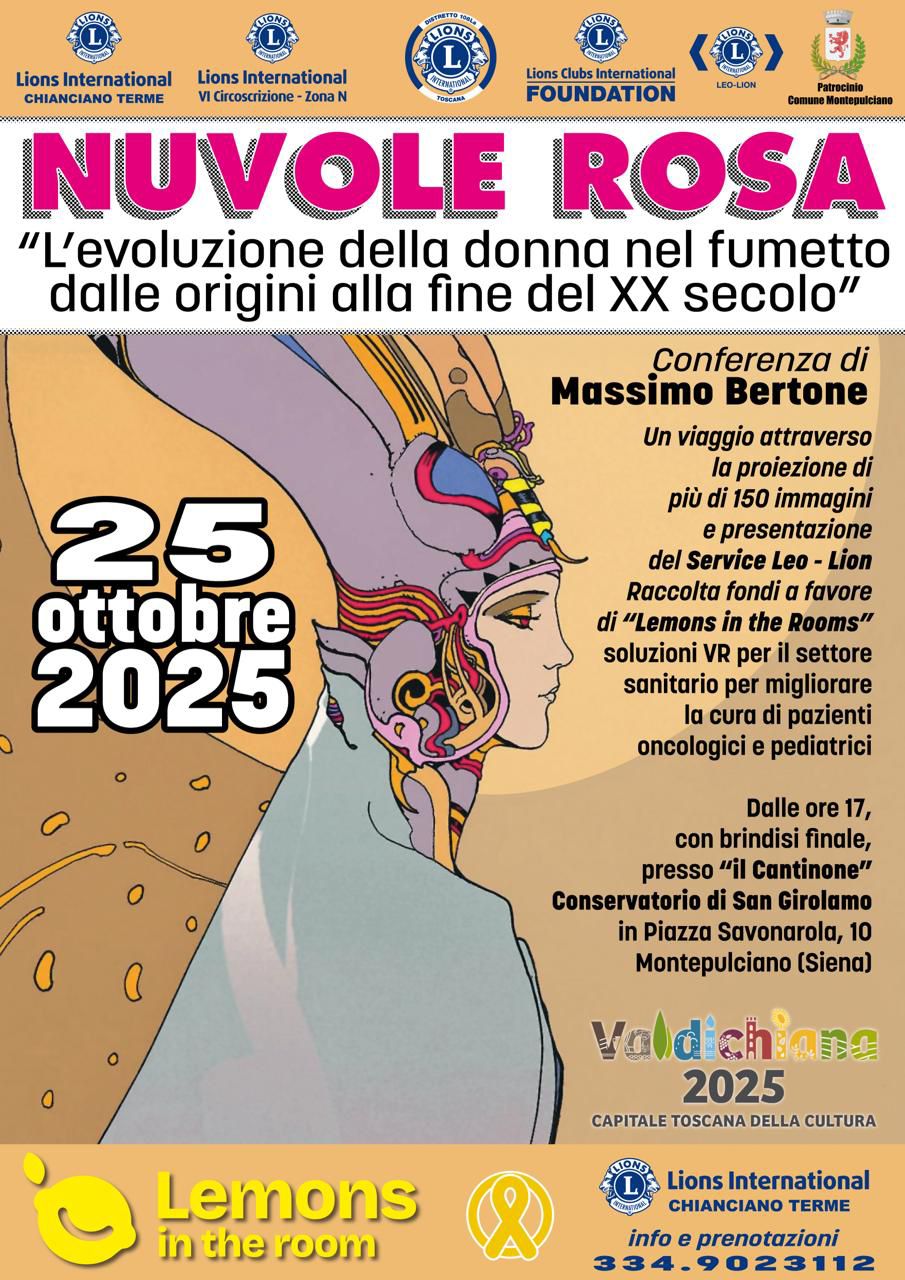 manifesto nuvole rosa