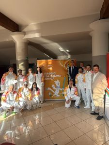 Fiamma Olimpica a Montepulciano - foto con Sidnaco