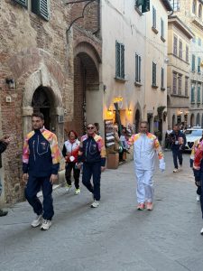 Fiamma Olimpica a Montepulciano 2